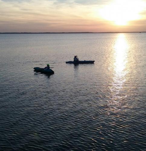 Sunset kayak